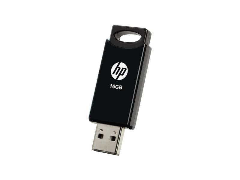 HP USB-Stick 2.0 v212w  16 GB USB-Stick mit 16 GB Speicherkapazität und 14 MB/s Lesegeschwindigkeit