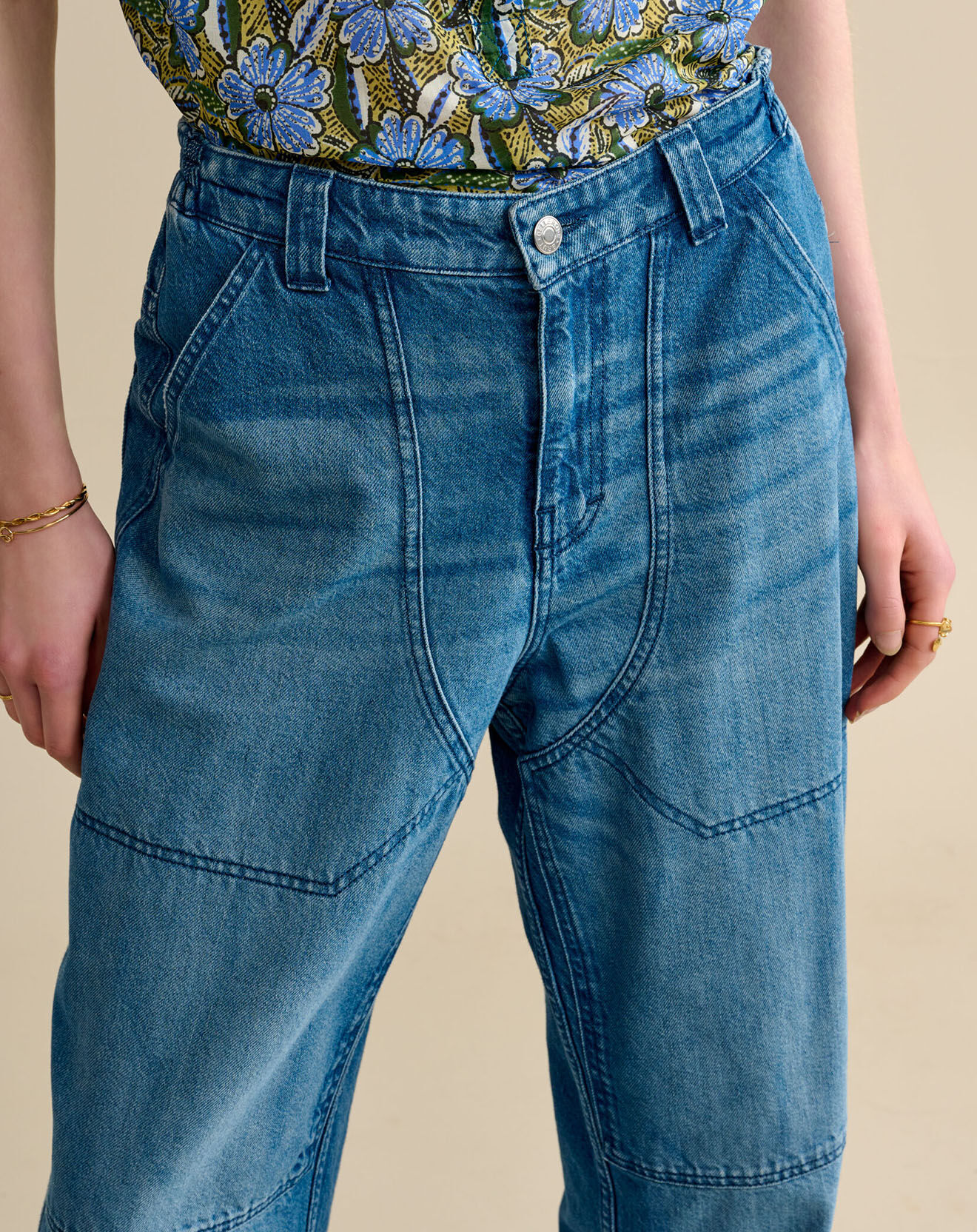 Bellerose Jean Pieta  light blue bleach