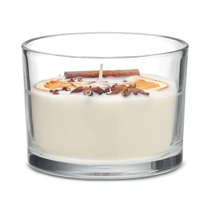 GiftRetail MO2078 - CITRUS Bougie en cire végétale 300 gr