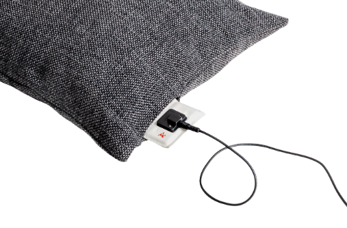 (62x40cm) USB Infrarot Home Deko Wärmekissen Elektrisches Heizkissen mit 3 Hitzestufen (HP-EP-DG) - Grau