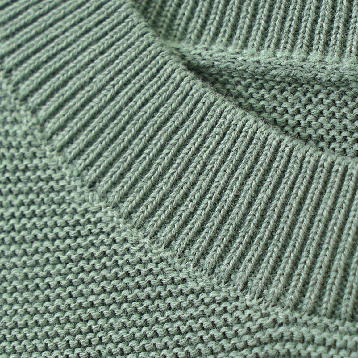 Topolino Jungen Strickpullover mit Streifen dunkeloliv