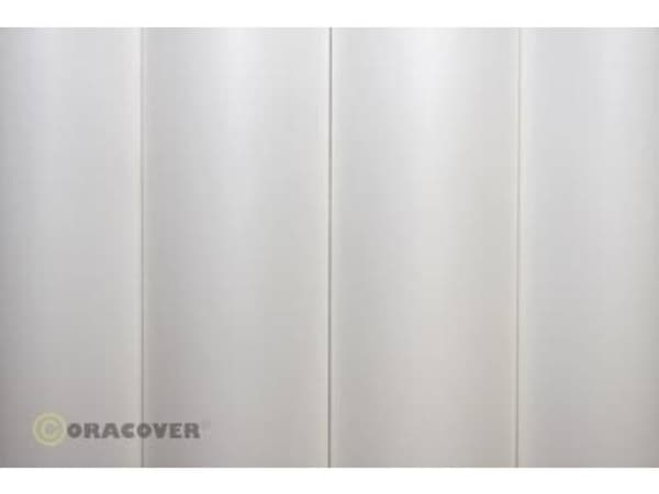 Oracover 10-010-010, Strykbar dekkfilm, Polyester, Hvit