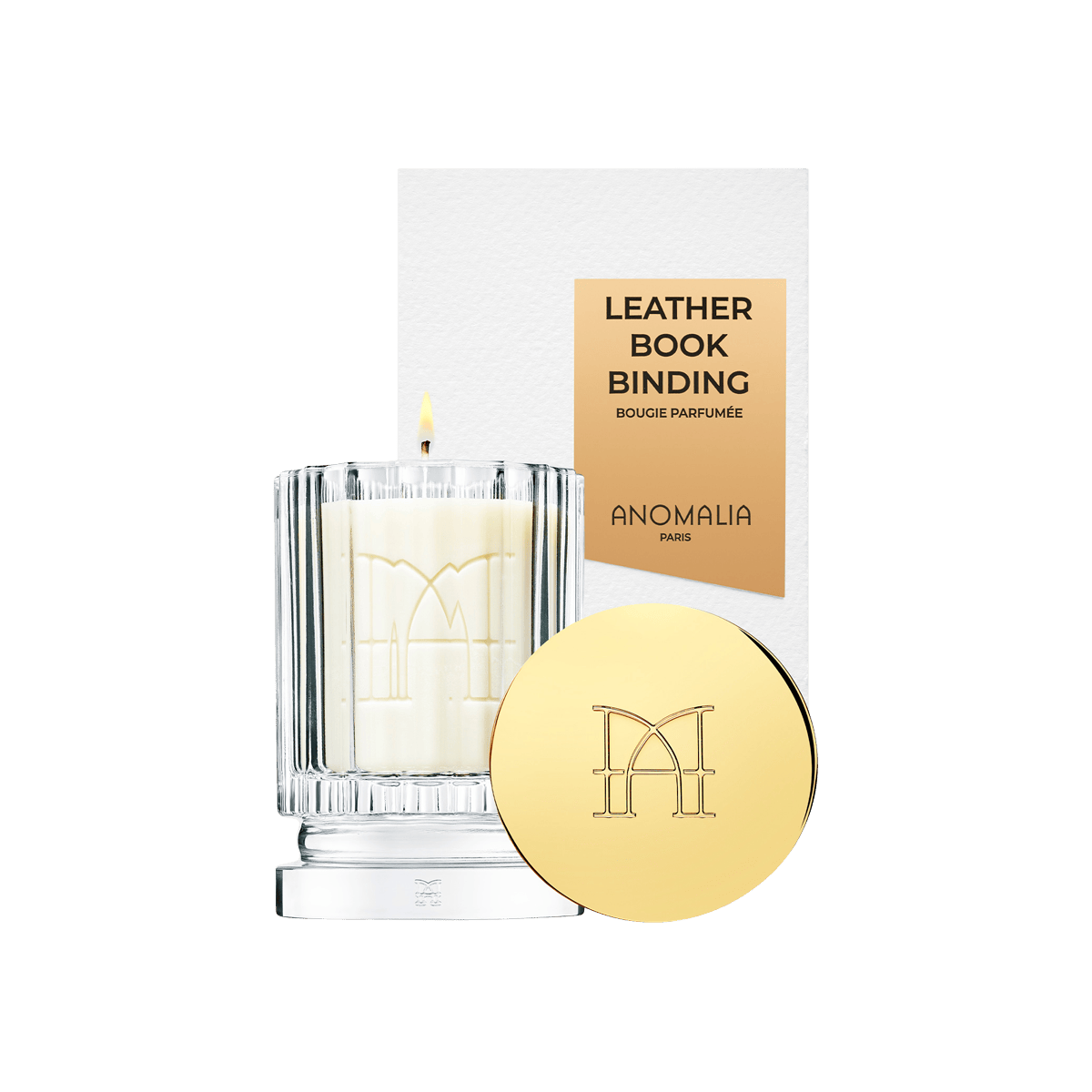 Scented Candle Leather Bookbinding 230gr