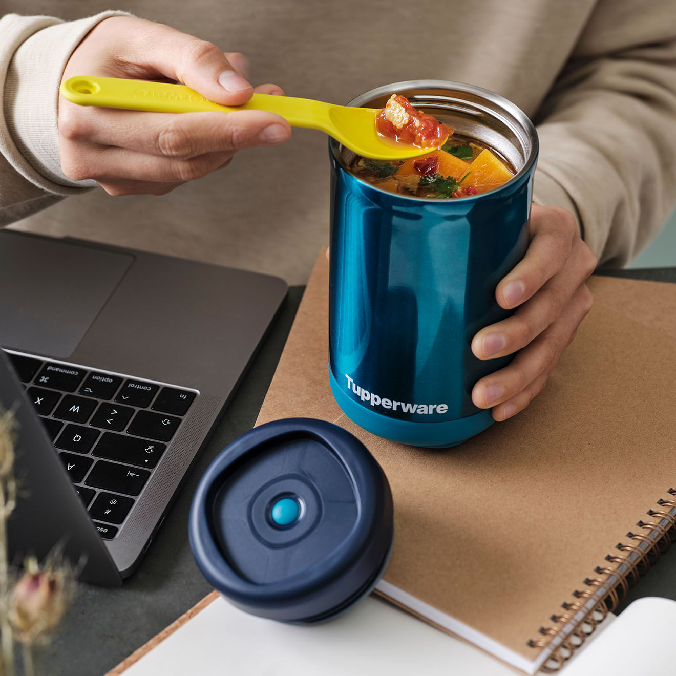 Tupperware Bouteille Iso Go bleue - 475ml