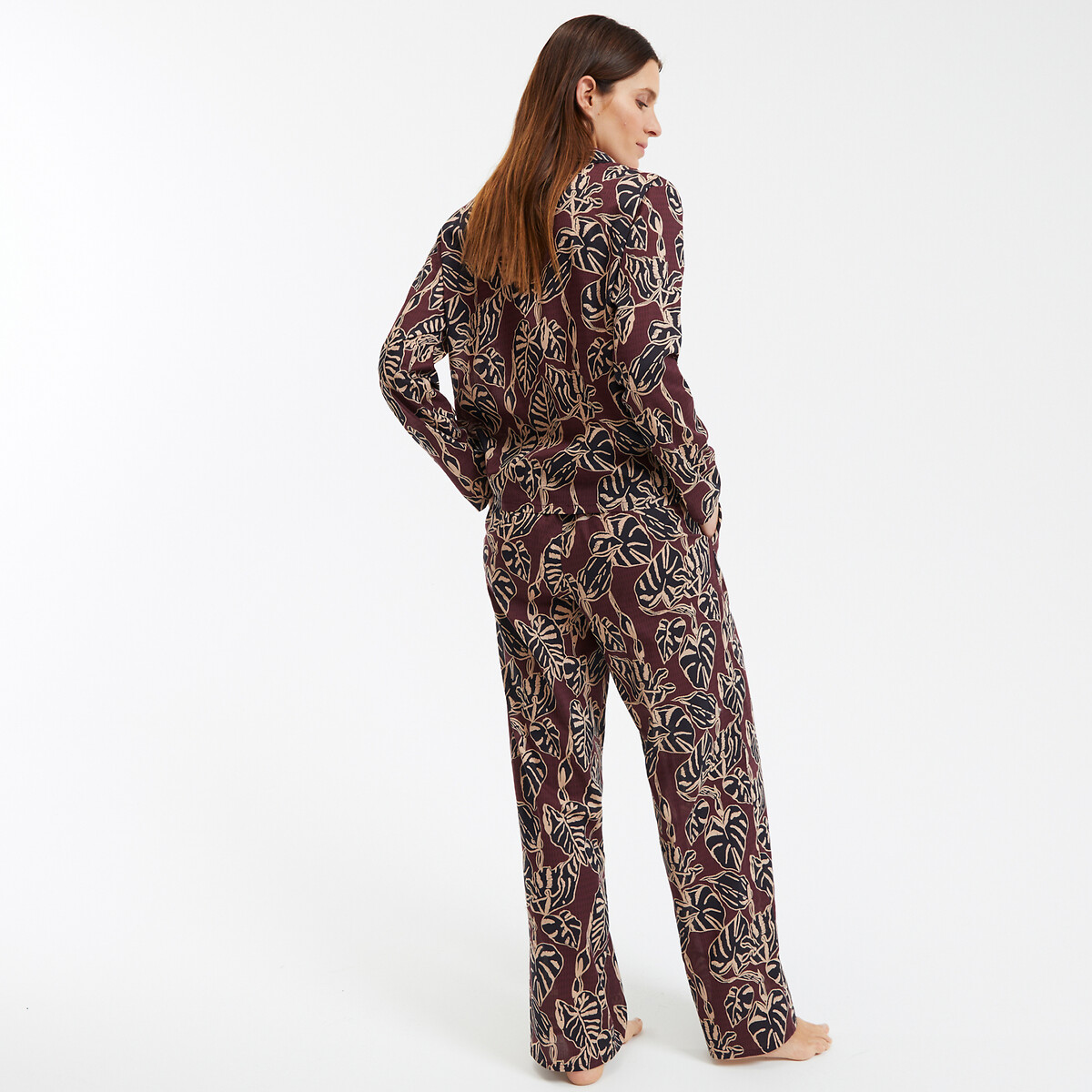 COLEÇÕES LA REDOUTE<br>Pijama com colete de voile