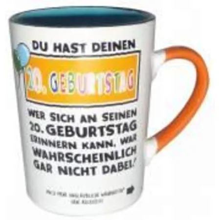 Depesche Weltbester Becher Du hast Deinen 20.Geburtstag