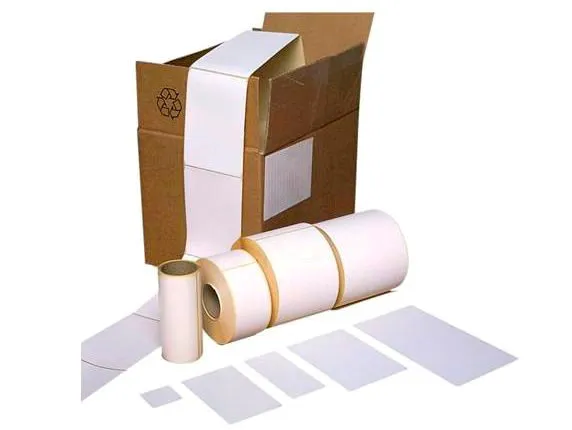 Thermoetiket 102x191 mm hvid universal fragtlabel - (350 stk. pr./rulle)
