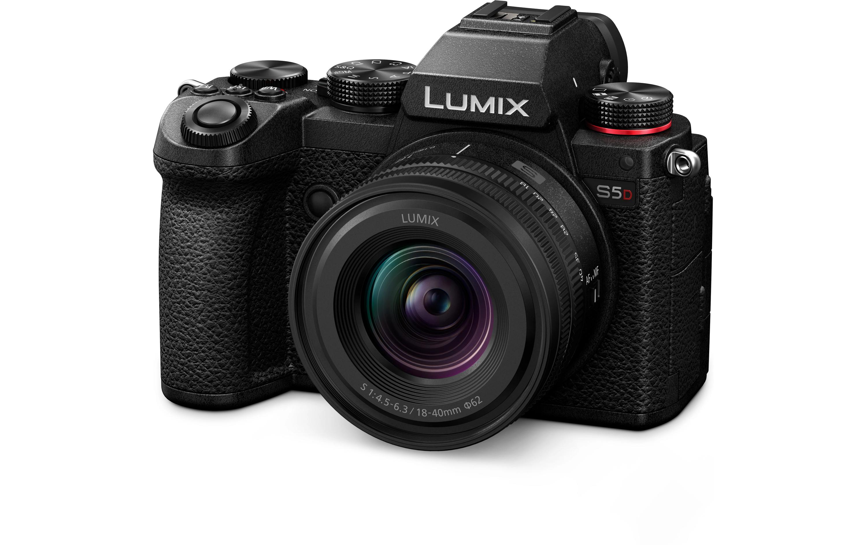 Fotokamera Lumix S5D Kit Lumix S 18-40 mm F/4.5-6.3<br>Spiegellose Vollformatkamera inklusive Objektiv