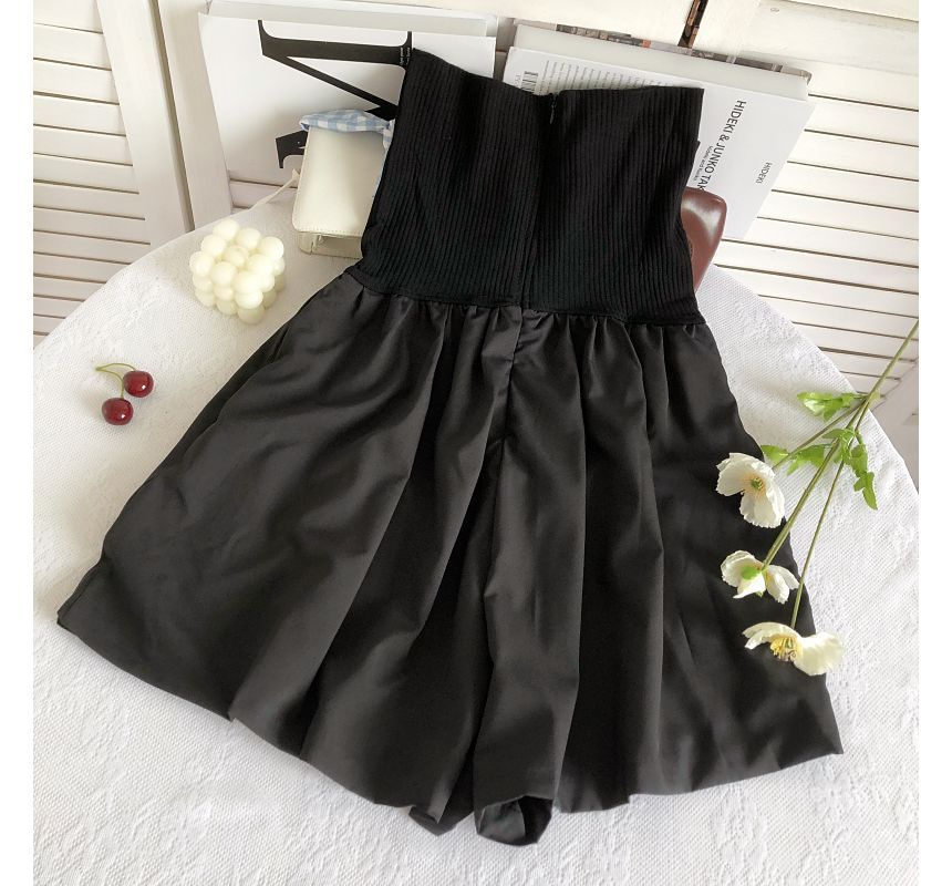 Iasia - Strapless romper met wijde pijpen