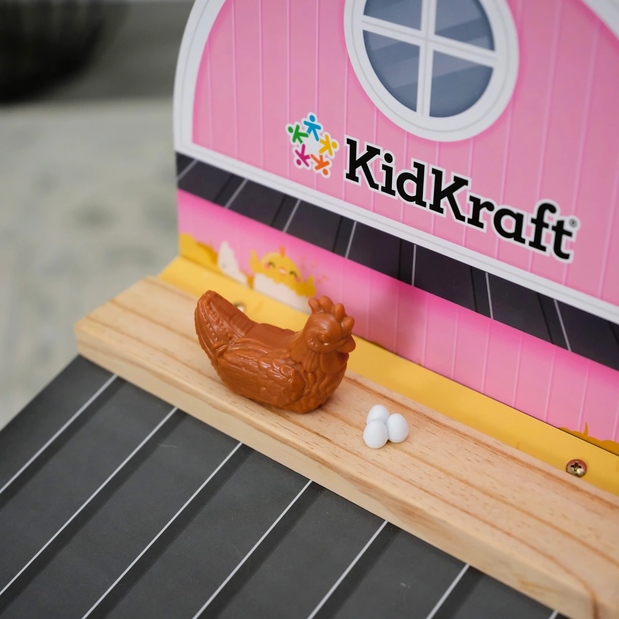 KidKraft® 2-in1-Puppenhaus mit Windrad-Aufzug und Scheune