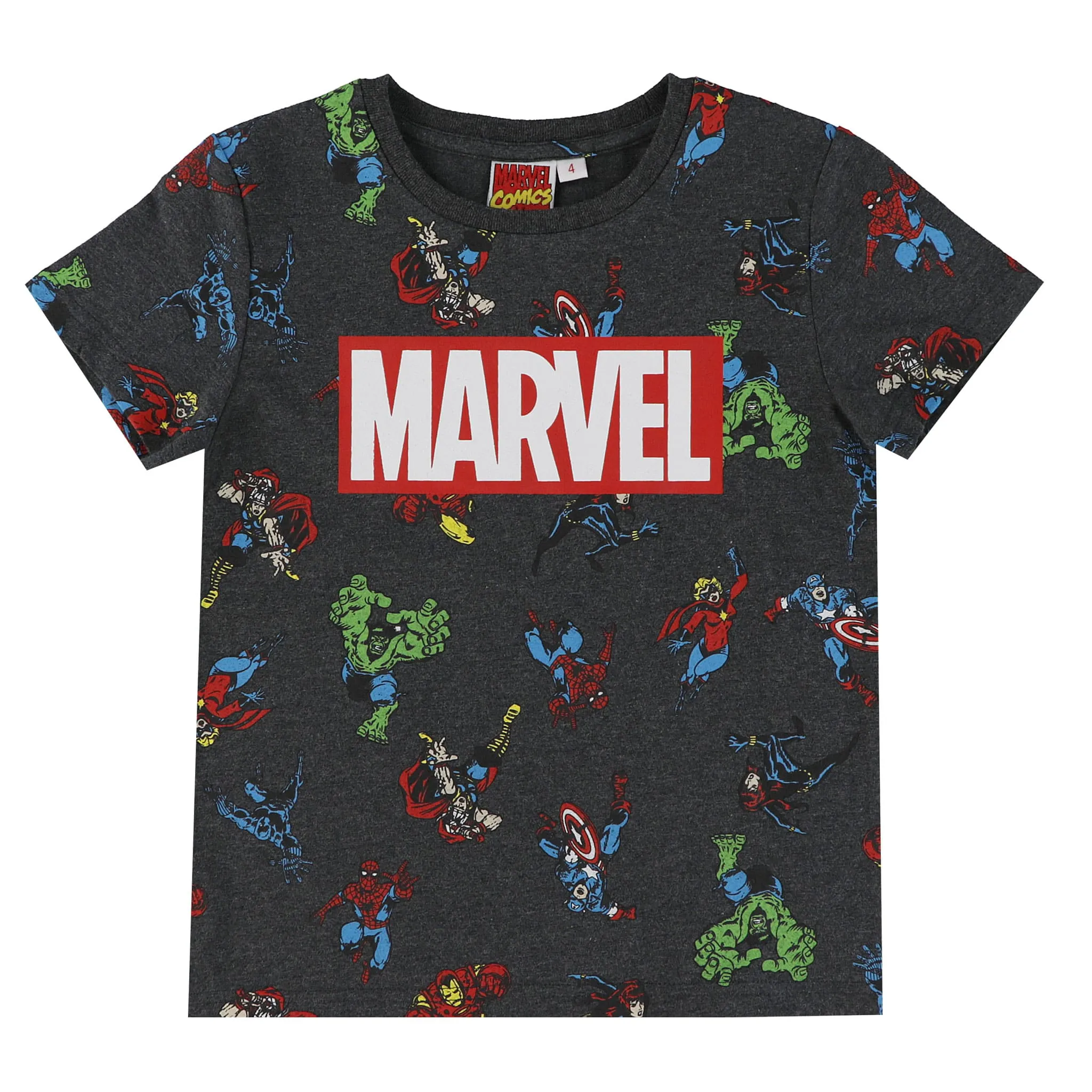 Marvel T-Shirt Héros Marvel 2-8ans