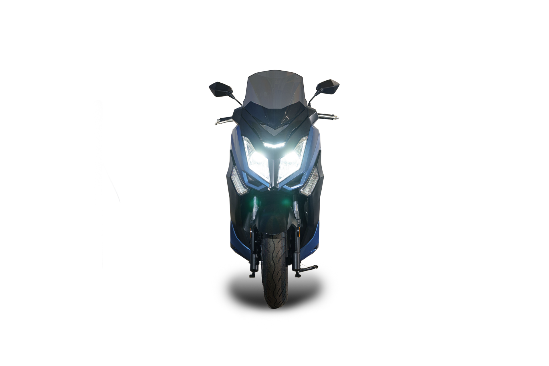 Stormborn Elektro-Motorrad ALEX R - 5kW Motor mit herausnehmbaren Akkus Mattschwarz
