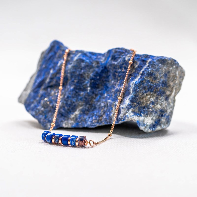 Bracelet Piana en pierres Lapis-lazuli