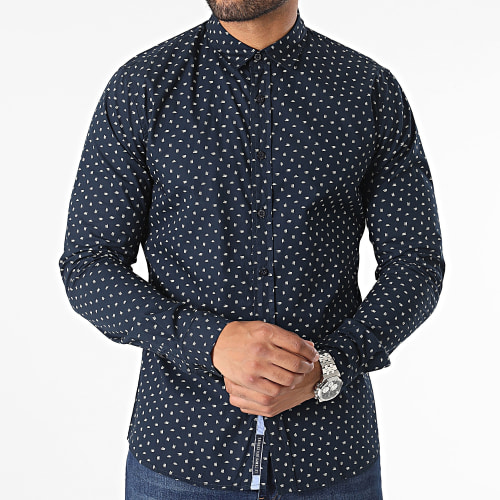 Chemise Manches Longues 232 Gisor Bleu Marine