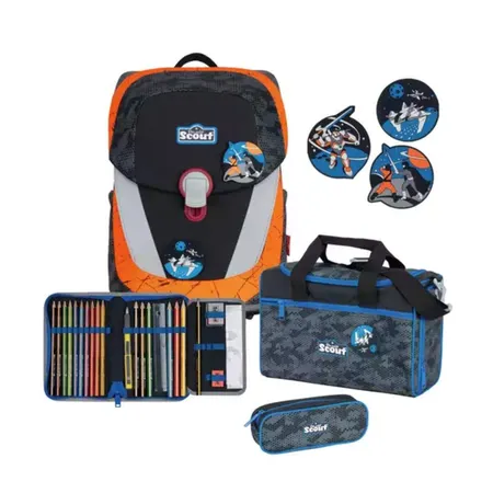 Scout Schulranzenset Sunny II Star Commander, 4-teilig