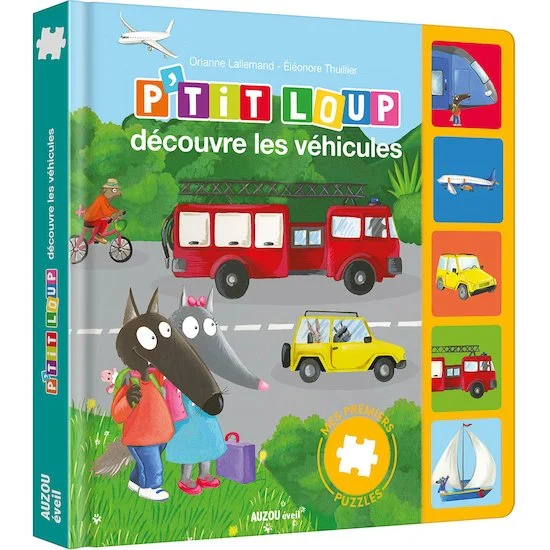 P'tit Loup découvre les véhicules   Multicolore        de               AUZOU