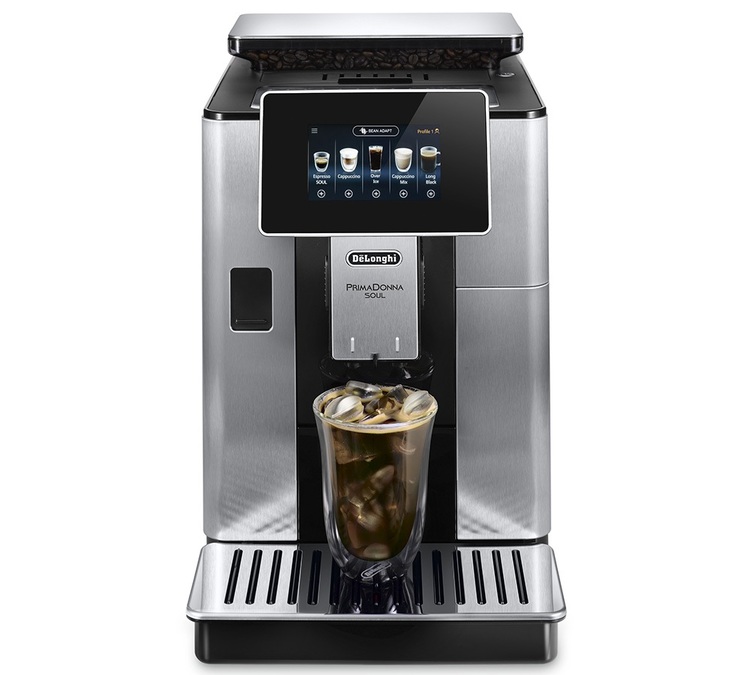DELONGHI Primadonna Soul ECAM 610.75.MB Carafe à café + Mug Contigo OFFERT Garantie 5 ans Coloris:Argent