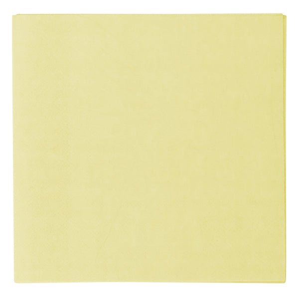 Lichtgele Servetten 3 Laags 33cm 20st