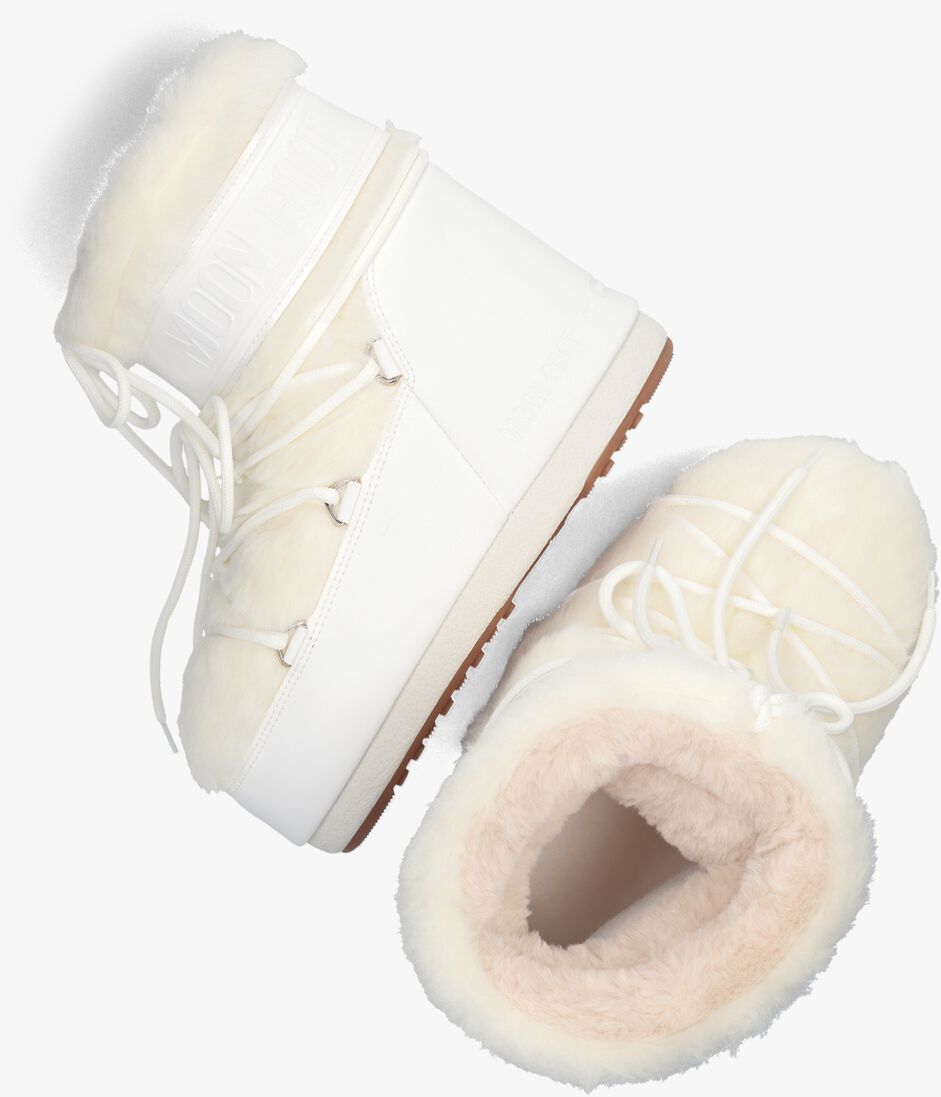 MOON BOOT witte moon boot  icon low faux fur