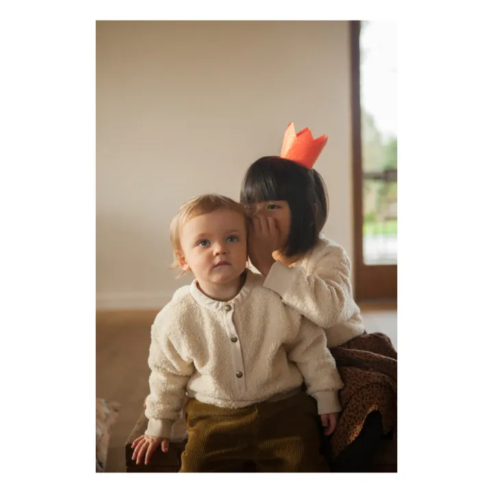 Marlot Paris Sweat Façon Fourrure Joe | Ecru