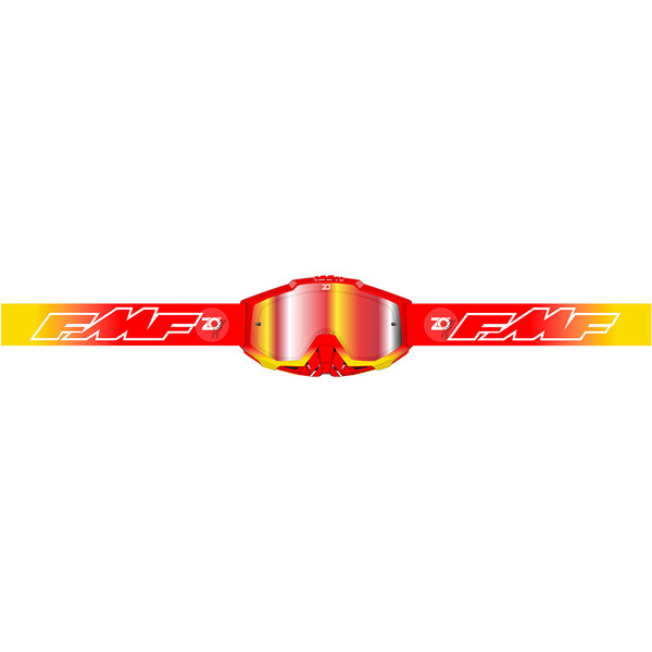 FMF Vision - Masque Powerbomb Zach Osborne - Ecran miroir Rouge / Jaune