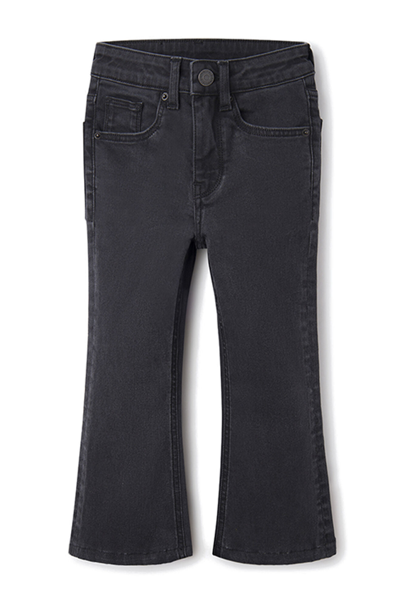 Calças jeans flare para meninas