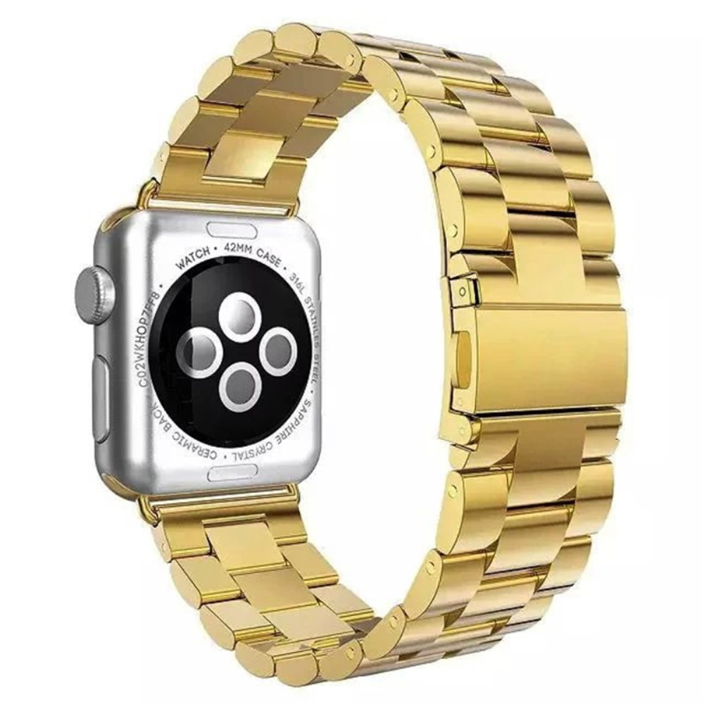 Apple Watch (49/46/45/44 mm) Deluxe Edelstahl Armband - Gold