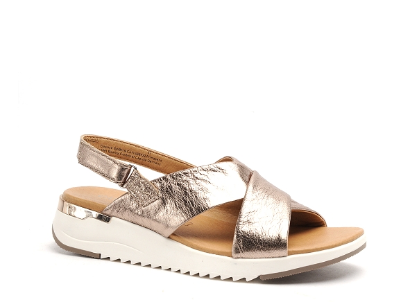 Caprice nu pieds plats femme 28702 bronze