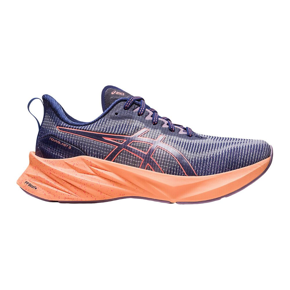 Asics NOVABLAST 3 LE - Chaussures running Femme indigo blue/papaya