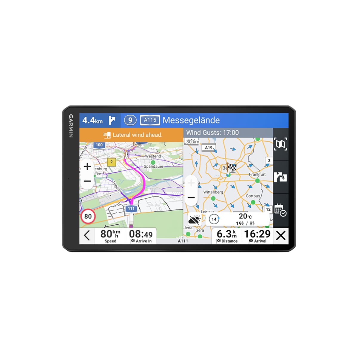 Garmin dēzl LGV1020 lastebil-GPS
