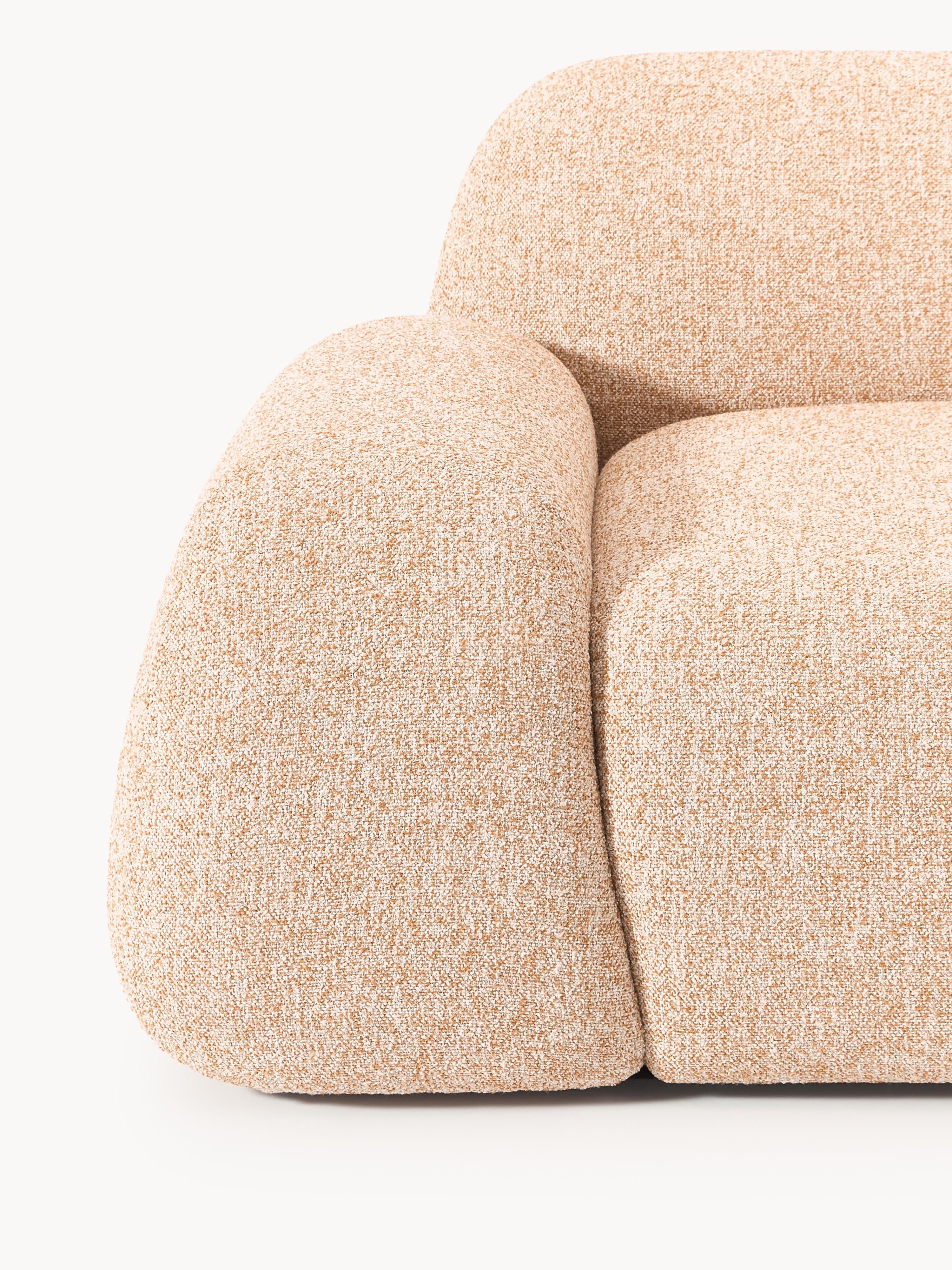 Modulaire hoekbank Wolke (4-zits) van bouclé