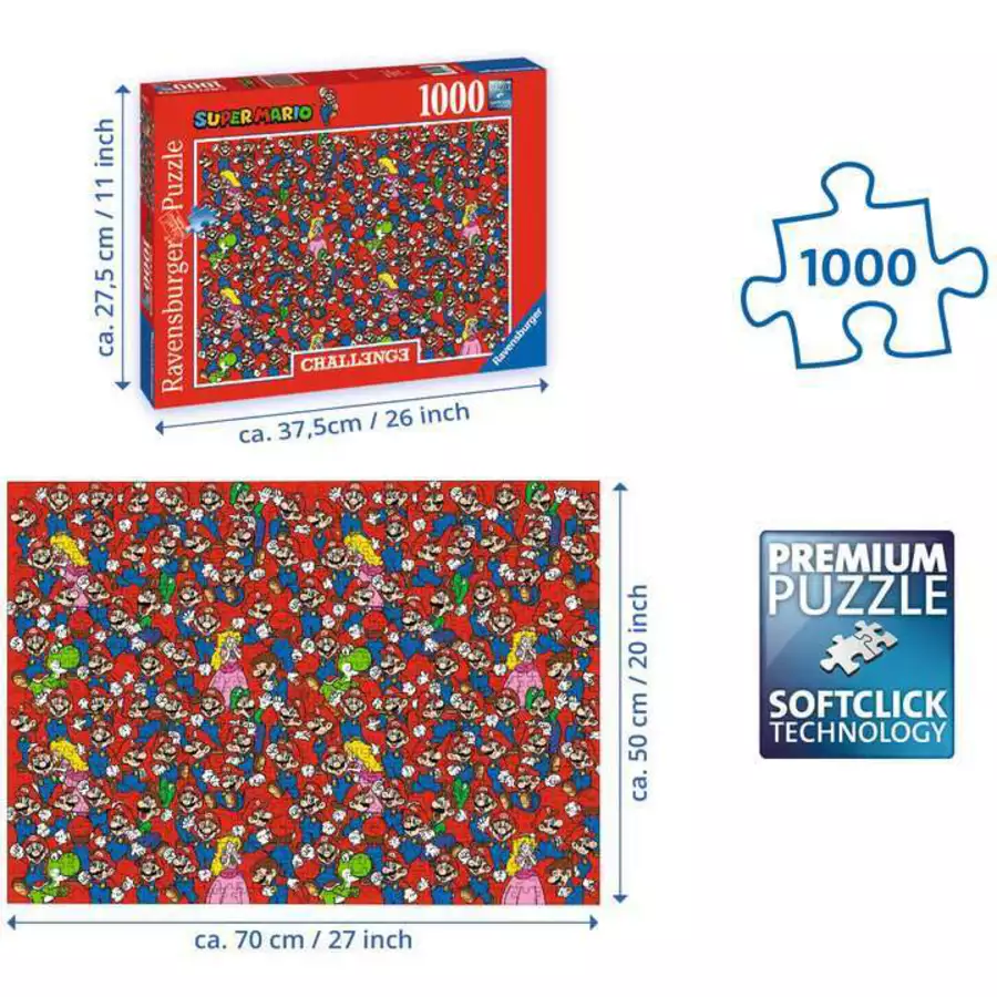 Ravensburger Challenge Super Mario bunt
