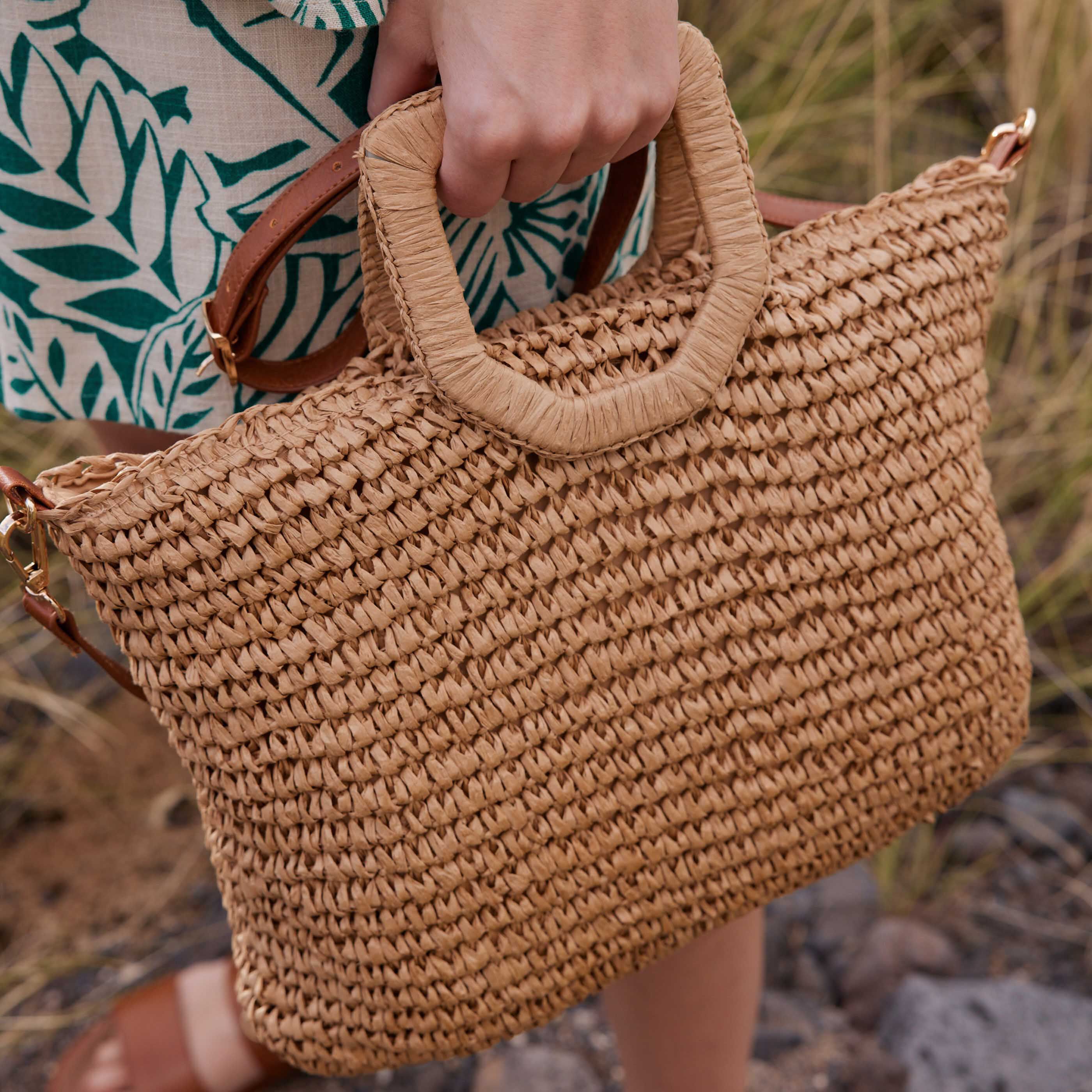 Sac panier femme - BEIGE