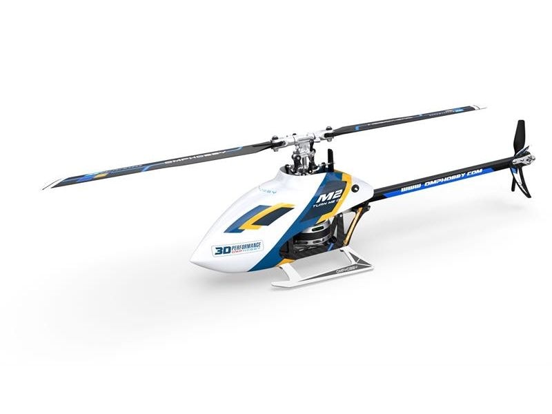 OMPHobby Helikopter M2 MK2 RTF Weiss Programmierbarer 3D-Heli mit Bluetooth-App
