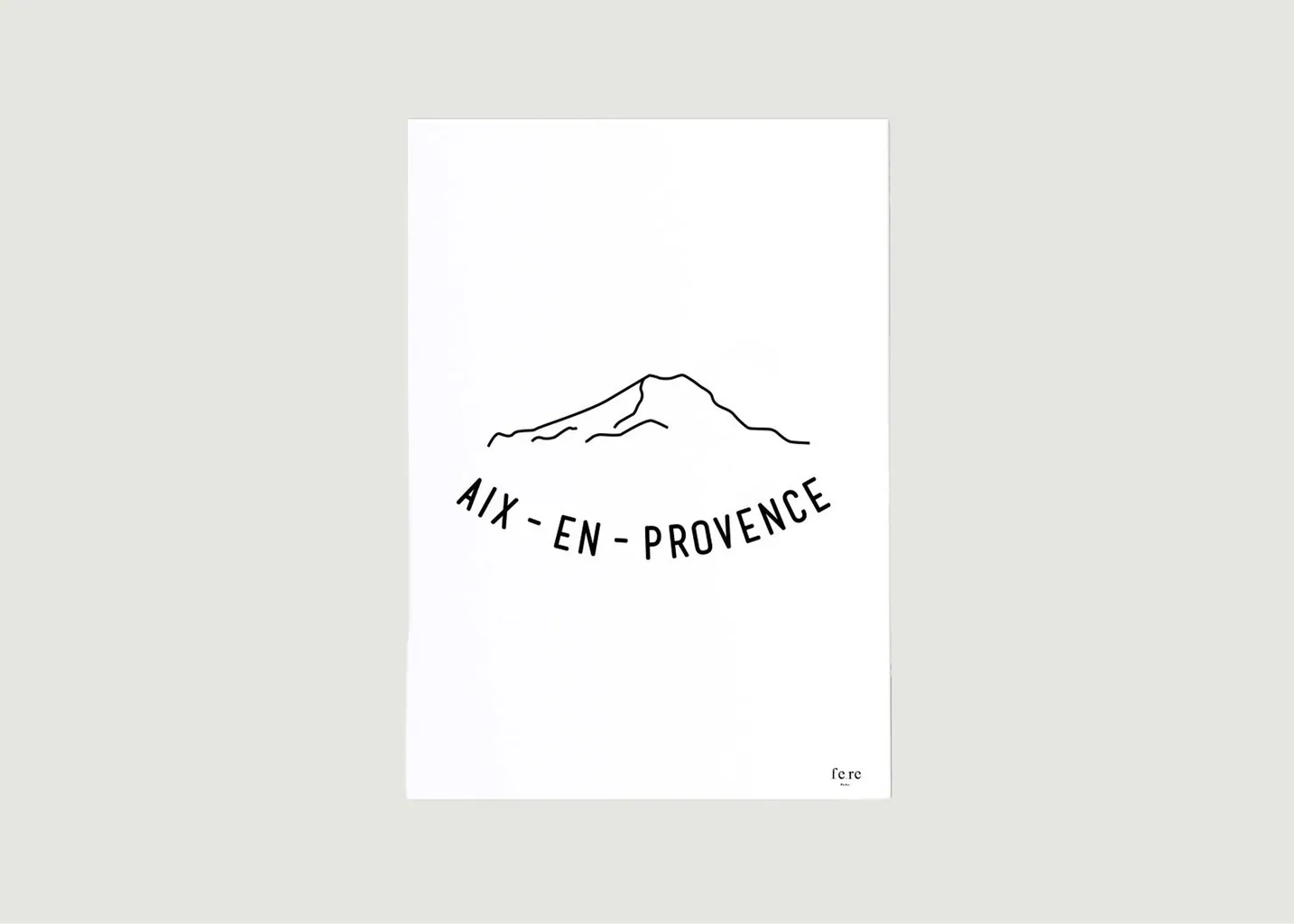 Affiche France, Aix en provence Fere Paris