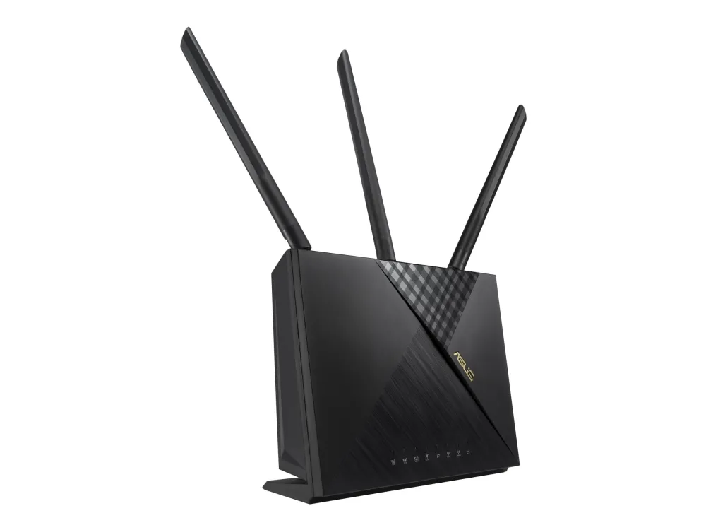 ASUS 4G-AX56 - Trådløs router - WWAN 4-port switch - 1GbE - Wi-Fi 6 - Dual Band eftersyn ikke inkluderet