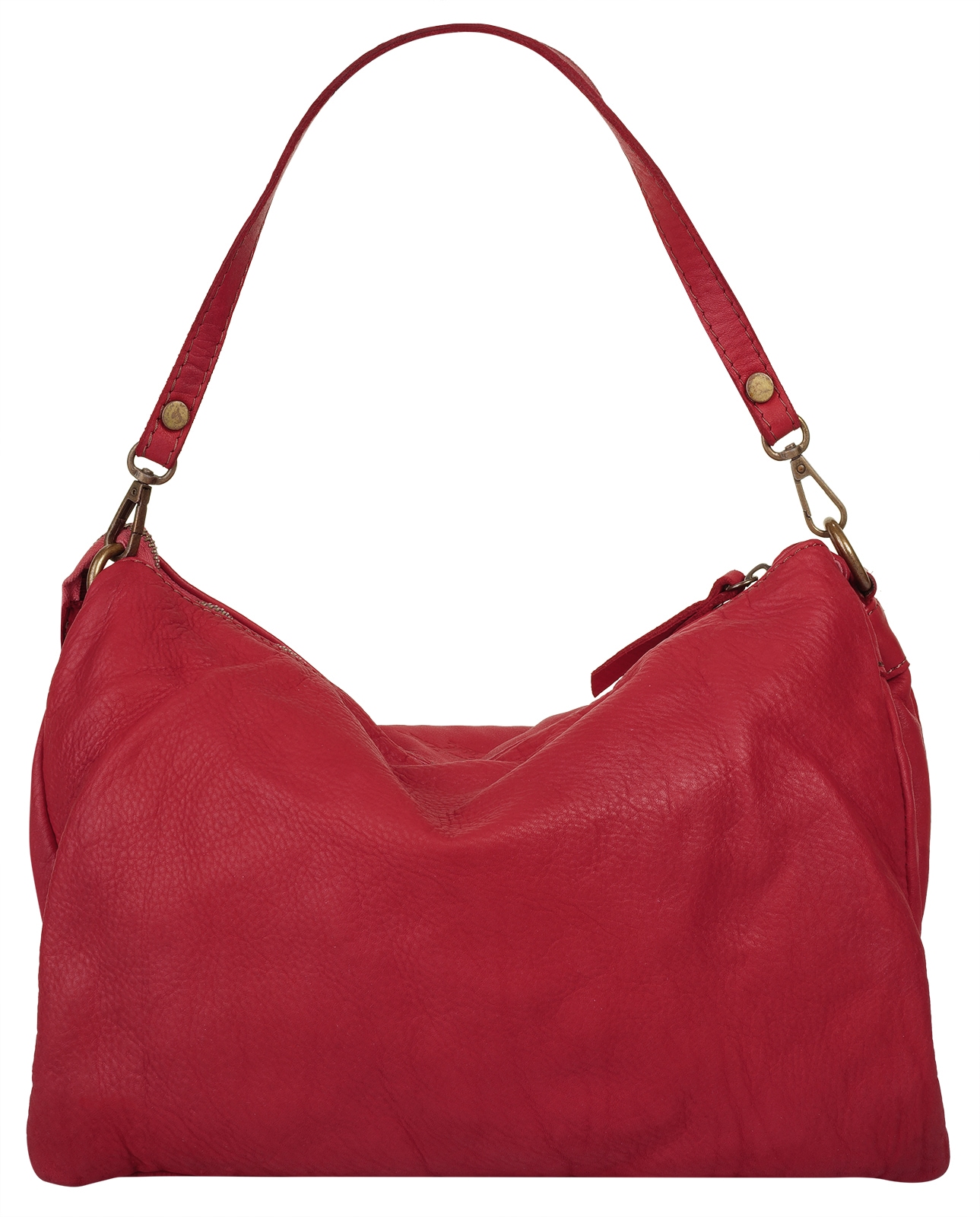 Samantha Look Umhängetasche echt Leder, Made in Italy