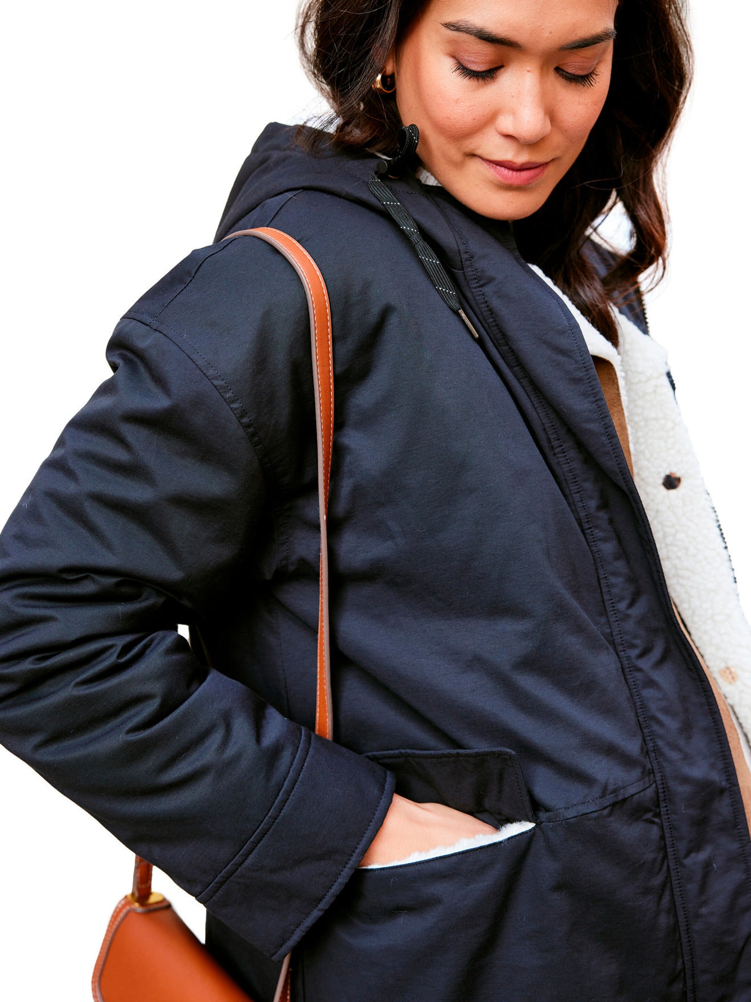 Envie de Fraise 5-in-1-Umstandsjacke / Tragejacke mit Einsatz , Recycling-Wattierung schwarz
