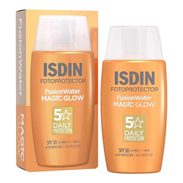 ISDIN Fotoprotector Fusion Water Magic glow LSF 50, 50 ml