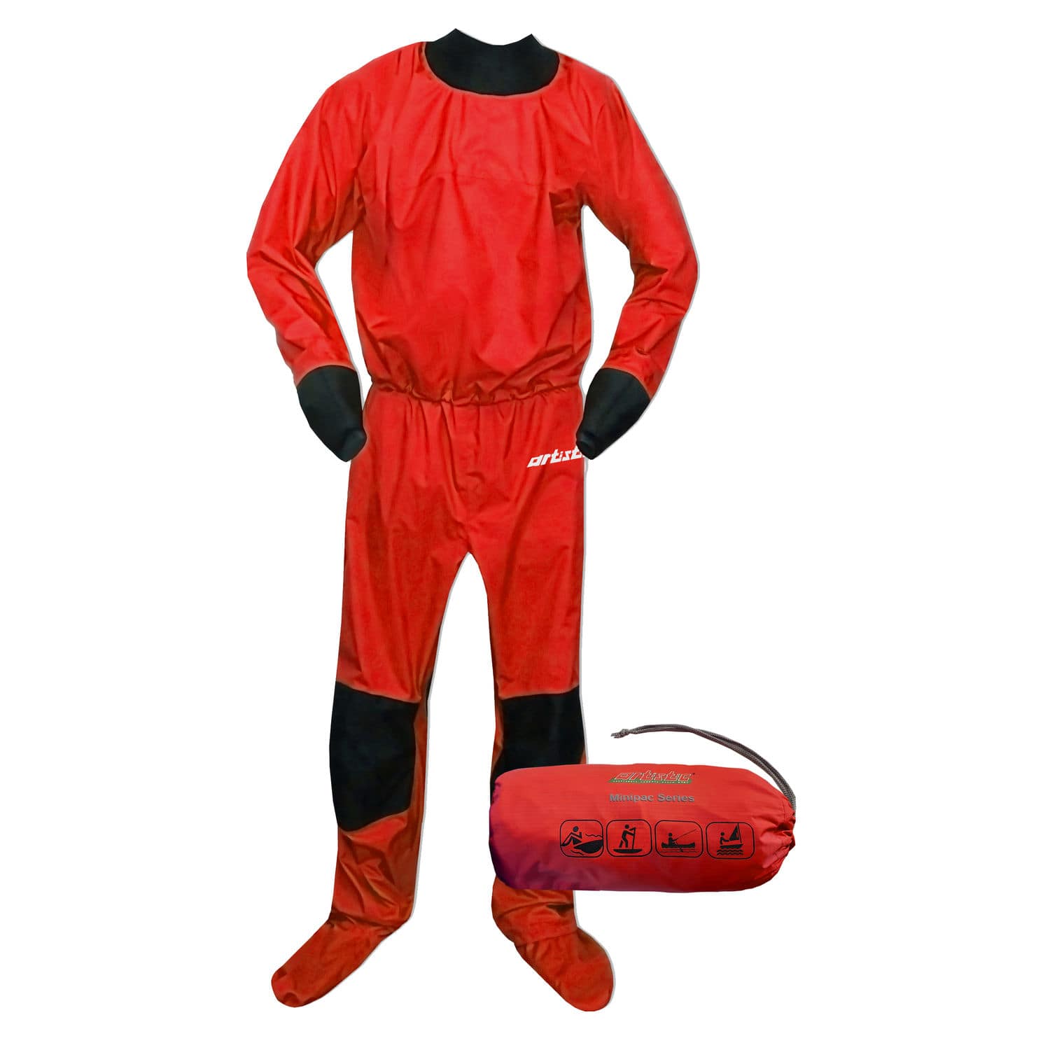 Tahe Air Drysuit, Unisex, Red<br>Latekshals