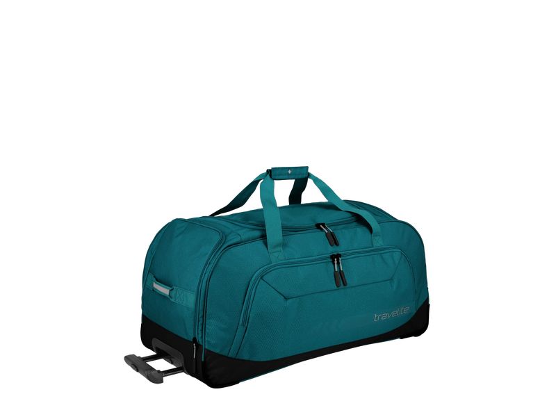 travelite Kick Off Rollenreisetasche XL Petrol Reisekoffer