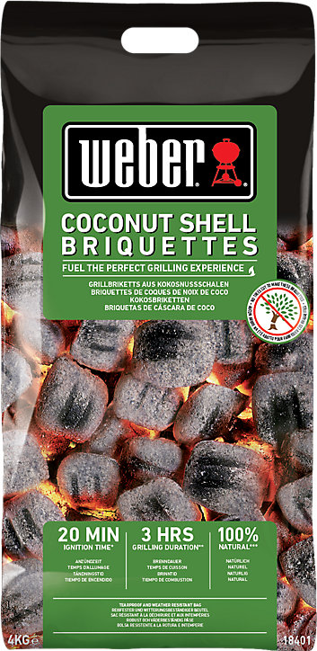 Sac de briquettes de noix de coco Weber 4kg