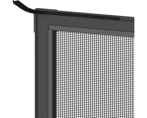 Insectenhor aluminium telescopische deur antraciet 100x215 cm
