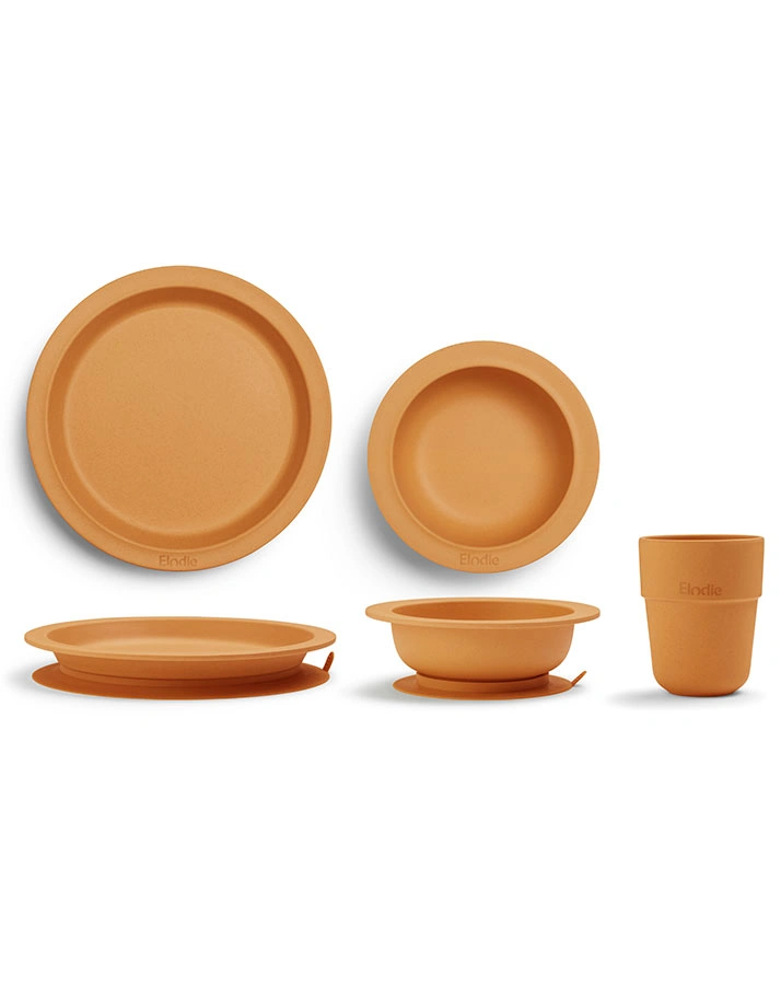 Geschirr-Set DINNER BAMBOO 3-teilig in apricot