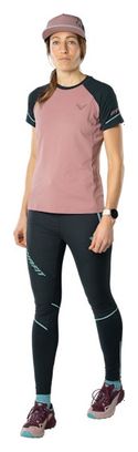Maillot manches courtes Dynafit Alpine Pro Rose Bleu Femme