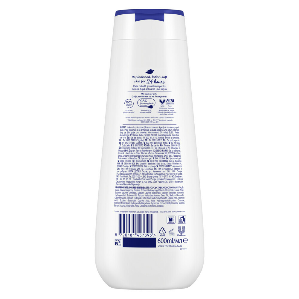 Dove Douchecrème Deeply Nourishing600 ml