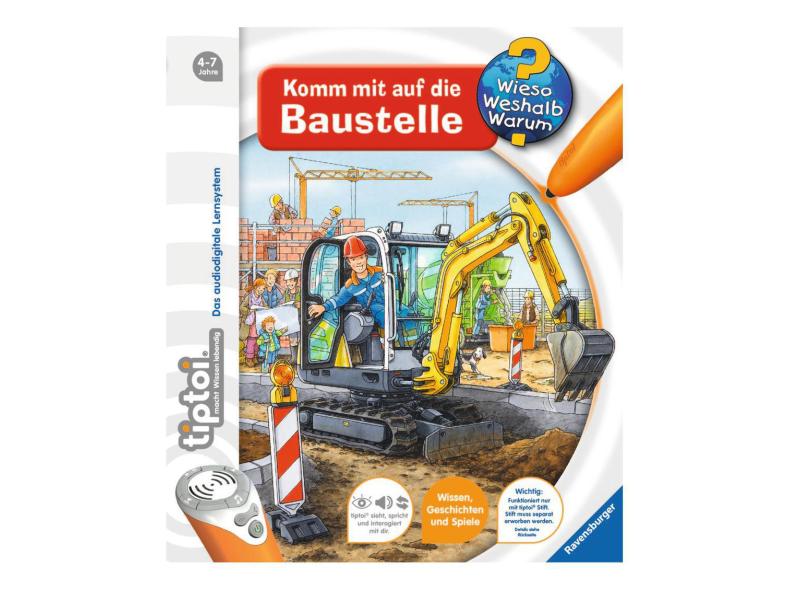 tiptoi Lernbuch WWW Komm mit auf die Baustelle Lebendiges Sachwissen für alle Baustellen-Fans