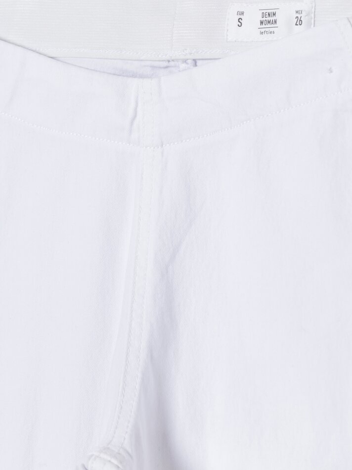 Calça jegging de maternidade - Branca