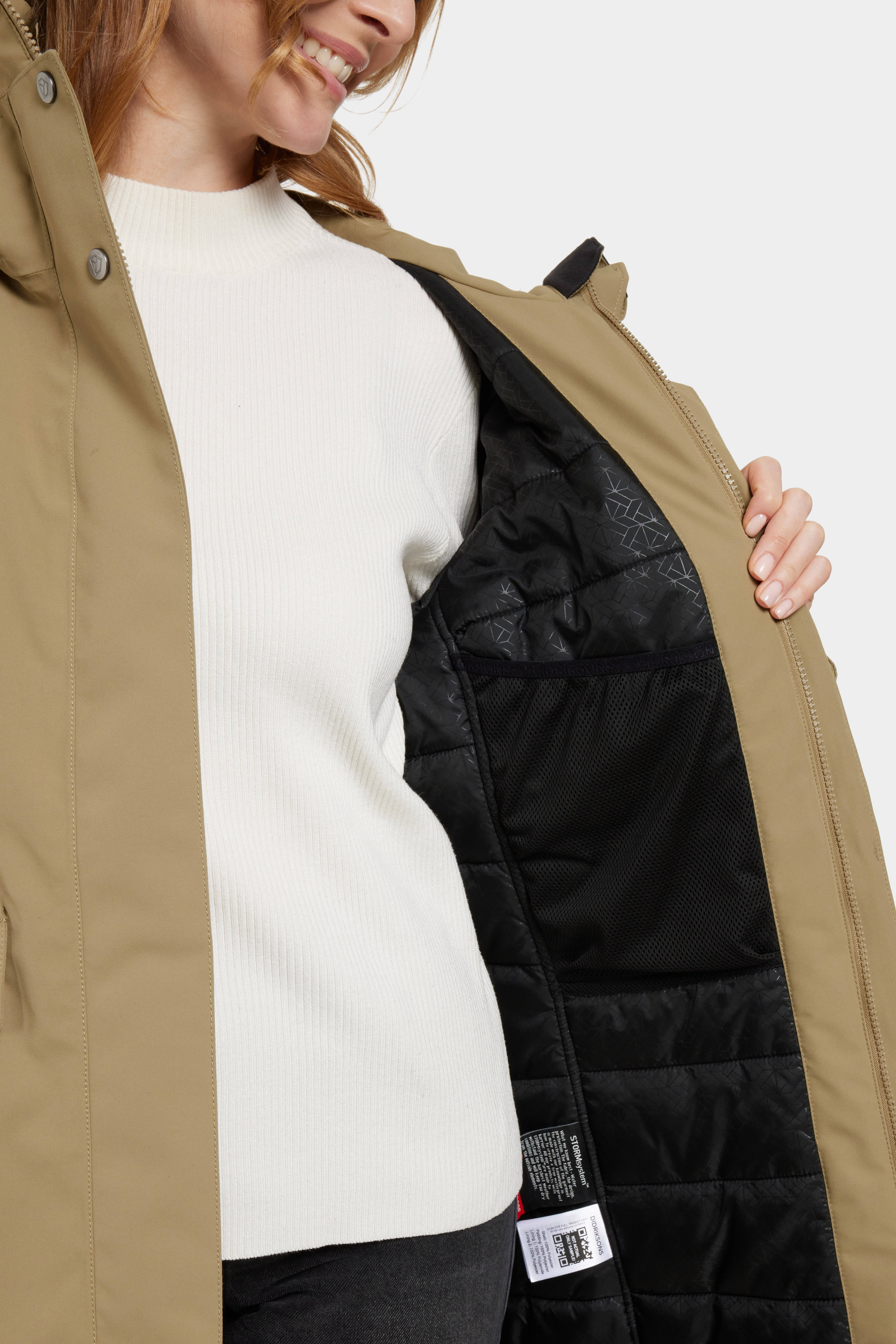 Didriksons parka Erika bruin