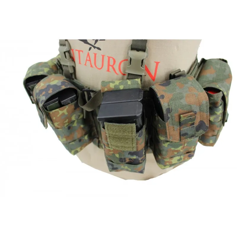 Zentauron -  Zentauron Chest Rig Nonmodular Split Front flecktarn